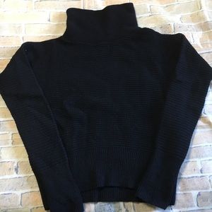 Banana Republic Black Cowl Sweater
